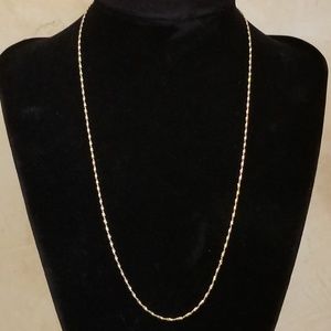 14K Yellow Gold 18" Singapore Chain